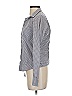Frank & Eileen 100% Cotton Houndstooth Gray Long Sleeve Button-Down Shirt Size XS - photo 4