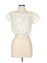 Three Dots Short Sleeve Blouse
