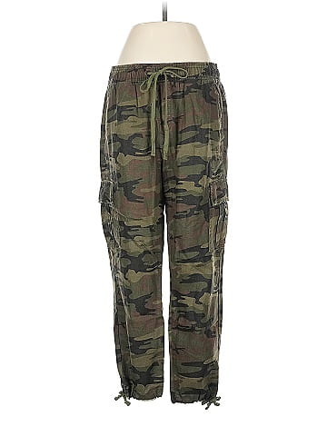 Sanctuary for Anthropologie 100% Linen Camo Green Linen Pants Size M - 43%  off | ThredUp