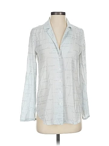 Adriano Goldschmied Long Sleeve Silk Top (view 1)