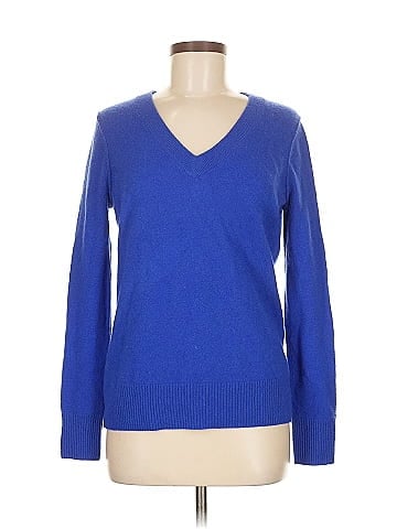 Aqua Cashmere Pullover Sweater (view 1)