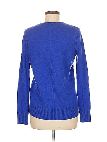 Aqua Cashmere Pullover Sweater (view 2)
