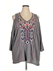 Johnny Was 3/4 Sleeve Top
