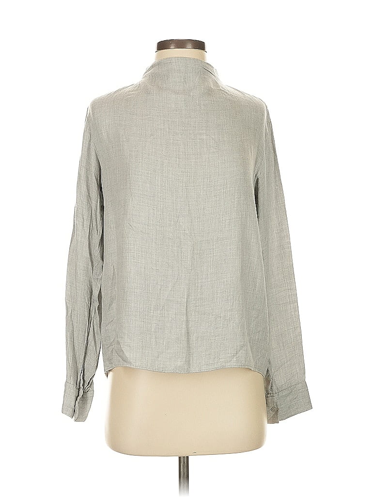 Click to view more detailed imagery on our partner's website Pre-owned Uniqlo Long Sleeve Blouse In Gray