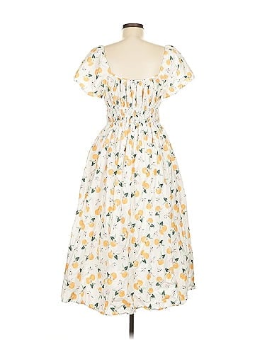 Kate Spade New York Yellow Ivory Casual Dress Size M
