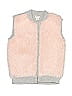 Crewcuts Outlet 100% Cotton Pink Faux Fur Vest Size 10 - photo 1