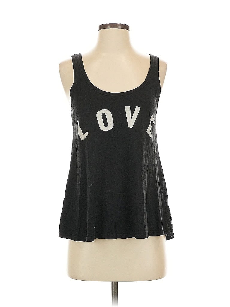 Sundry 100% Pima Cotton Black Tank Top Size XS (0) - photo 1