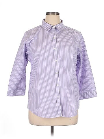 L.L.Bean 3/4 Sleeve Button-Down Shirt (view 1)