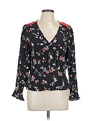 Tanya Taylor Long Sleeve Silk Top