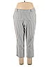 Hilary Radley Stripes Gray White Casual Pants Size XL - photo 1