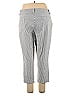 Hilary Radley Stripes Gray White Casual Pants Size XL - photo 2