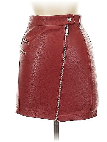 Bershka Faux Leather Skirt (view 1)
