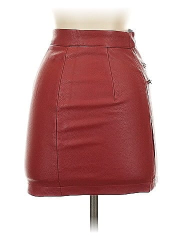 Bershka Faux Leather Skirt (view 2)