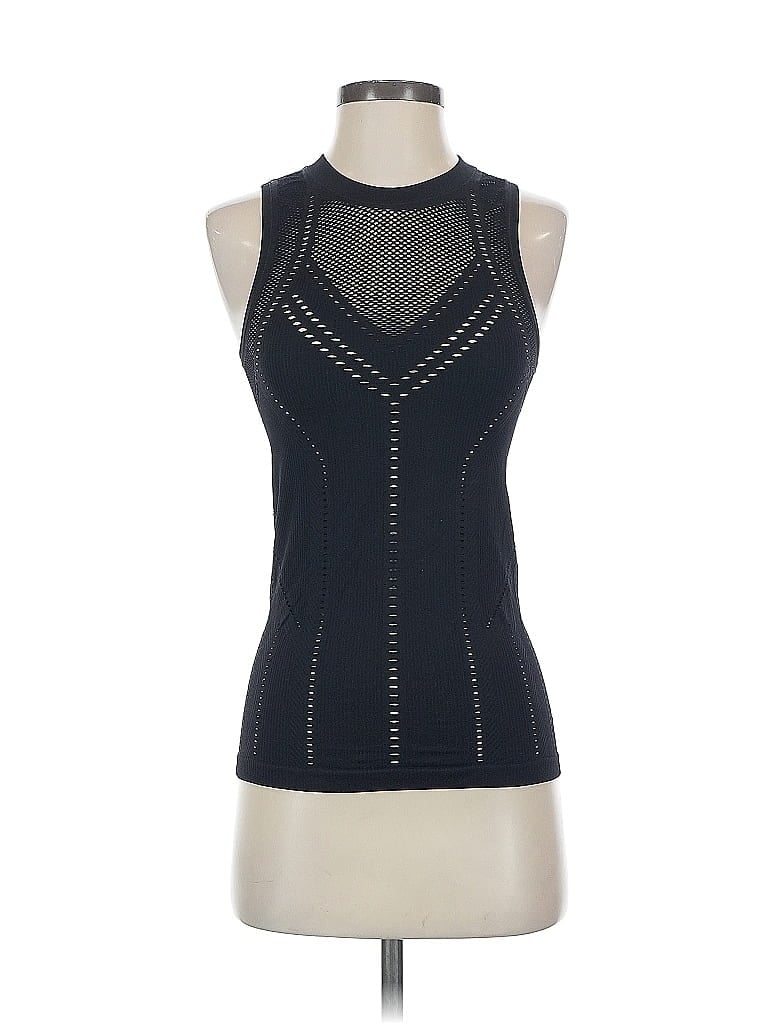 Pre-owned Athleta Tank Top Black Halter Neckline Tops