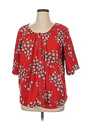 Roaman's Short Sleeve Blouse