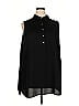 Roz & Ali 100% Polyester Black Sleeveless Blouse Size 2X - photo 1