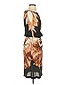 Robert Rodriguez 100% Silk Graphic Brown Cocktail Dress Size S (estimated) - photo 3
