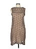 Tiny 100% Cotton Brown Cocktail Dress Size 10 - photo 1