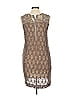 Tiny 100% Cotton Brown Cocktail Dress Size 10 - photo 2