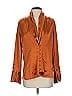 Nicholas Brown Gold 3/4 Sleeve Blouse Size 2 - photo 1