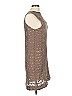 Tiny 100% Cotton Brown Cocktail Dress Size 10 - photo 3