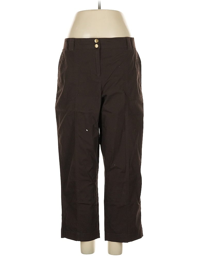 Pre-owned Chico's Cargo Pants In Brown