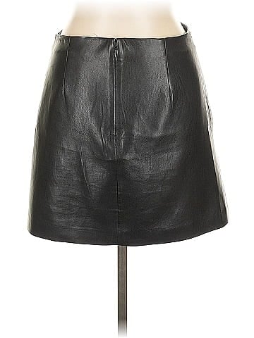 Sunday Best Faux Leather Skirt (view 2)