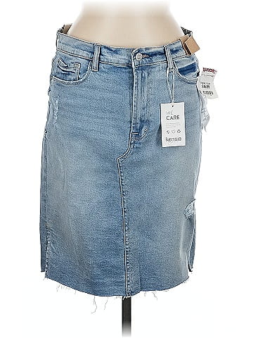Kensie Denim Skirt (view 1)