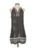 THML 100% Rayon Print Black Casual Dress Size S - photo 1
