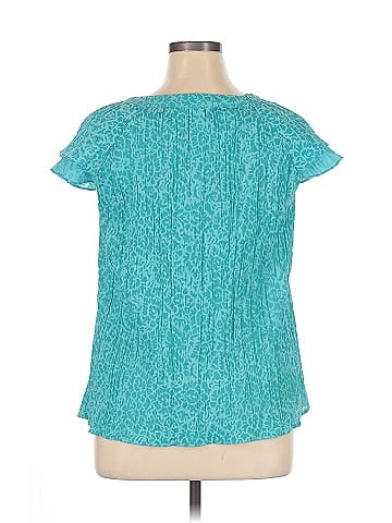 Christopher & Banks Short Sleeve Blouse (view 2)