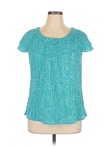 Christopher & Banks Short Sleeve Blouse (view 1)