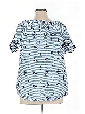 Crown & Ivy Short Sleeve Blouse (view 2)
