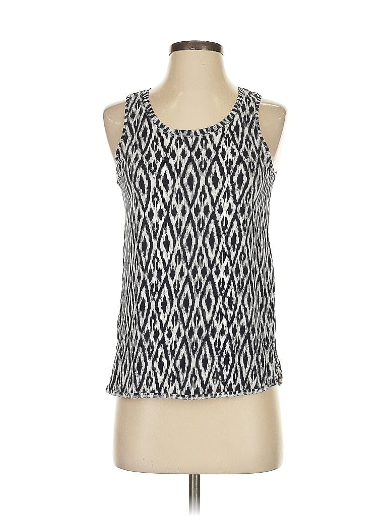 Pre-owned Banana Republic Factory Store Tank Top Ivory Halter Neckline Tops In White