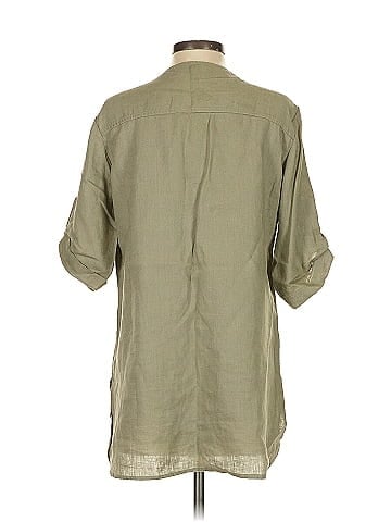 Ellen Tracy 3/4 Sleeve Button-Down Shirt (view 2)