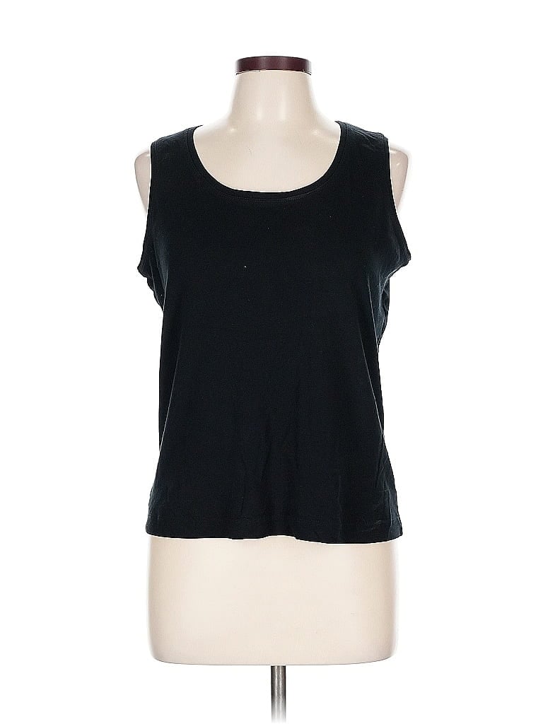 Click to view more detailed imagery on our partner's website Pre-owned Chico's Sleeveless T-shirt In Black