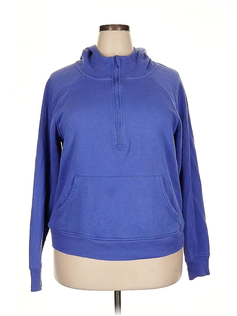 Pre-owned Member's Mark Pullover Hoodie In Blue