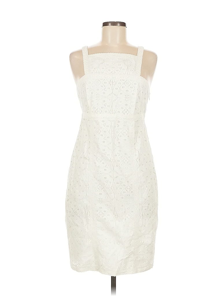 Pre-owned Assorted Brands Cocktail Dress In White