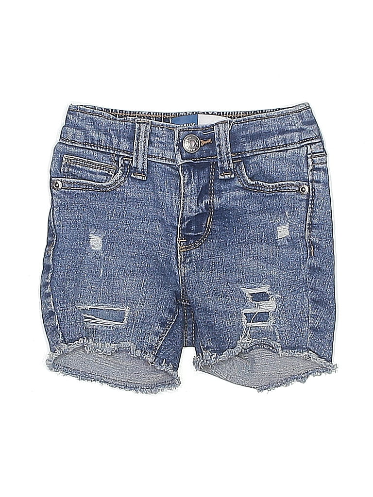 Short En Jean Old Navy Fille, Taille 8 Slim, Bleu, Taille Ajustable, Neuf Avec étiquettes