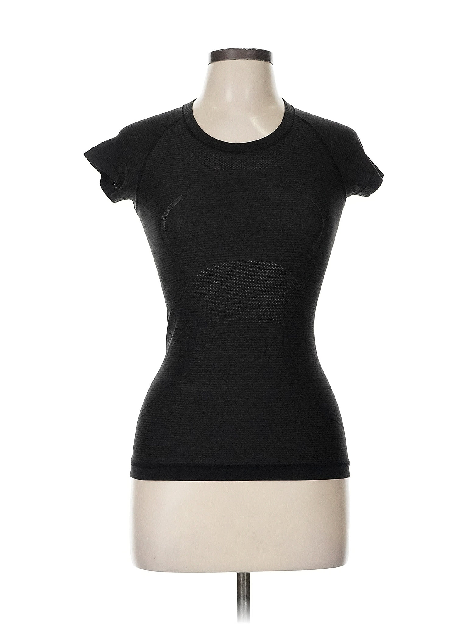 Lululemon Athletica Black Short Sleeve T-Shirt Size 6