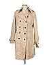 IMAN 100% Cotton Tan Trenchcoat Size M - photo 1