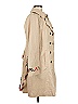 IMAN 100% Cotton Tan Trenchcoat Size M - photo 3