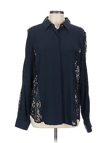 Worth New York Long Sleeve Silk Top (view 1)