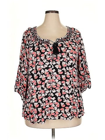 Faded Glory 3/4 Sleeve Blouse (view 1)