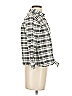 Current/Elliott Plaid Gray 3/4 Sleeve Button-Down Shirt Size XS (0) - photo 4