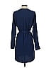 Express 100% Polyester Blue Casual Dress Size S - photo 2