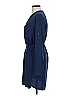 Express 100% Polyester Blue Casual Dress Size S - photo 5