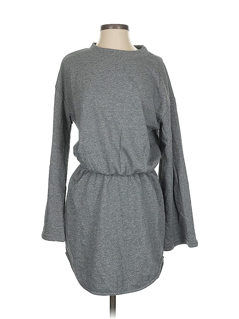 Pre-owned Buddy Love Casual Dress In Gray