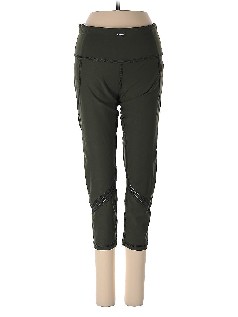 Victoria Sport 100% Cotton Solid Green Active Pants Size S - photo 1