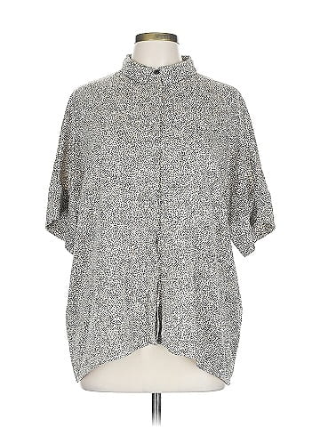 H By Halston Short Sleeve Blouse (view 1)