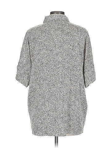 H By Halston Short Sleeve Blouse (view 2)